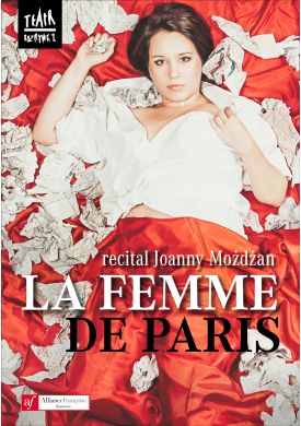 Plakat - LA FEMME DE PARIS recital Joanny Możdżan